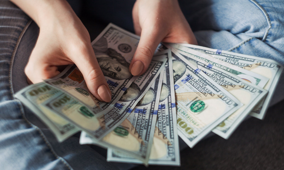 holding cash